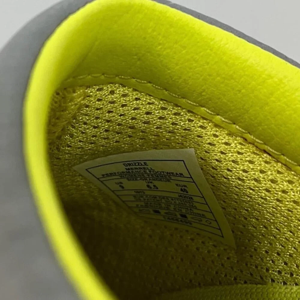 Size 9 Merrell Gray Drizzle Breeze Slip-On Comfortable Easy Wear Walking Shoe - Picture 8 of 9